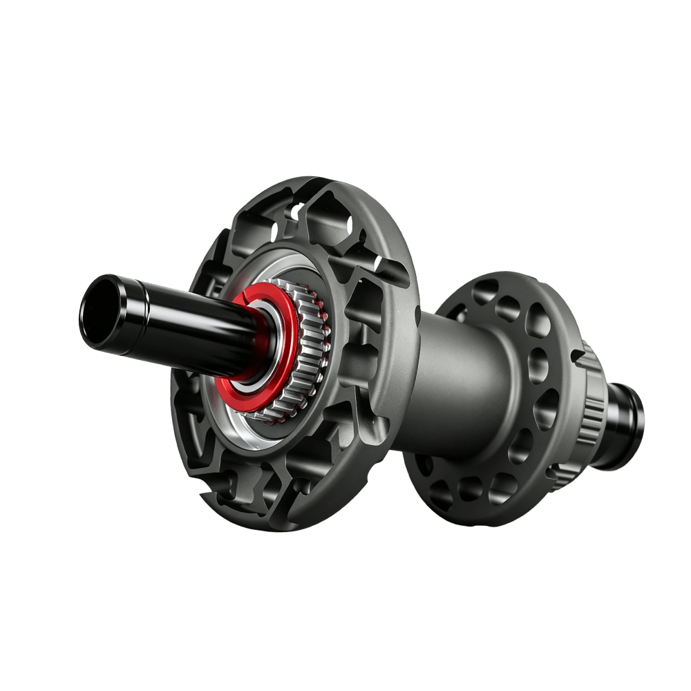 ARC MT-092F/R 21H Round-Head Carbon-Spoke Center Lock Road Hub Set
