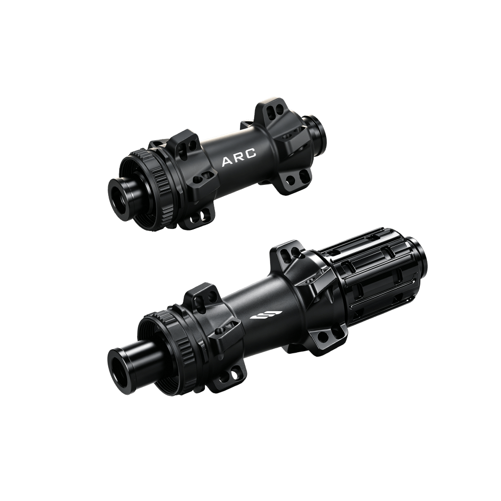 ARC MT-125F/R 20/24H Carbon-Spoke Center Lock Road Hub Set