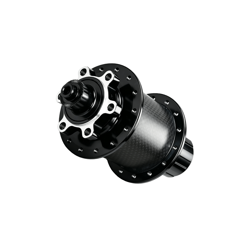 ARC MT-052FCBRCB Carbon-Sleeve 6-Bolt MTB Hub Set 2