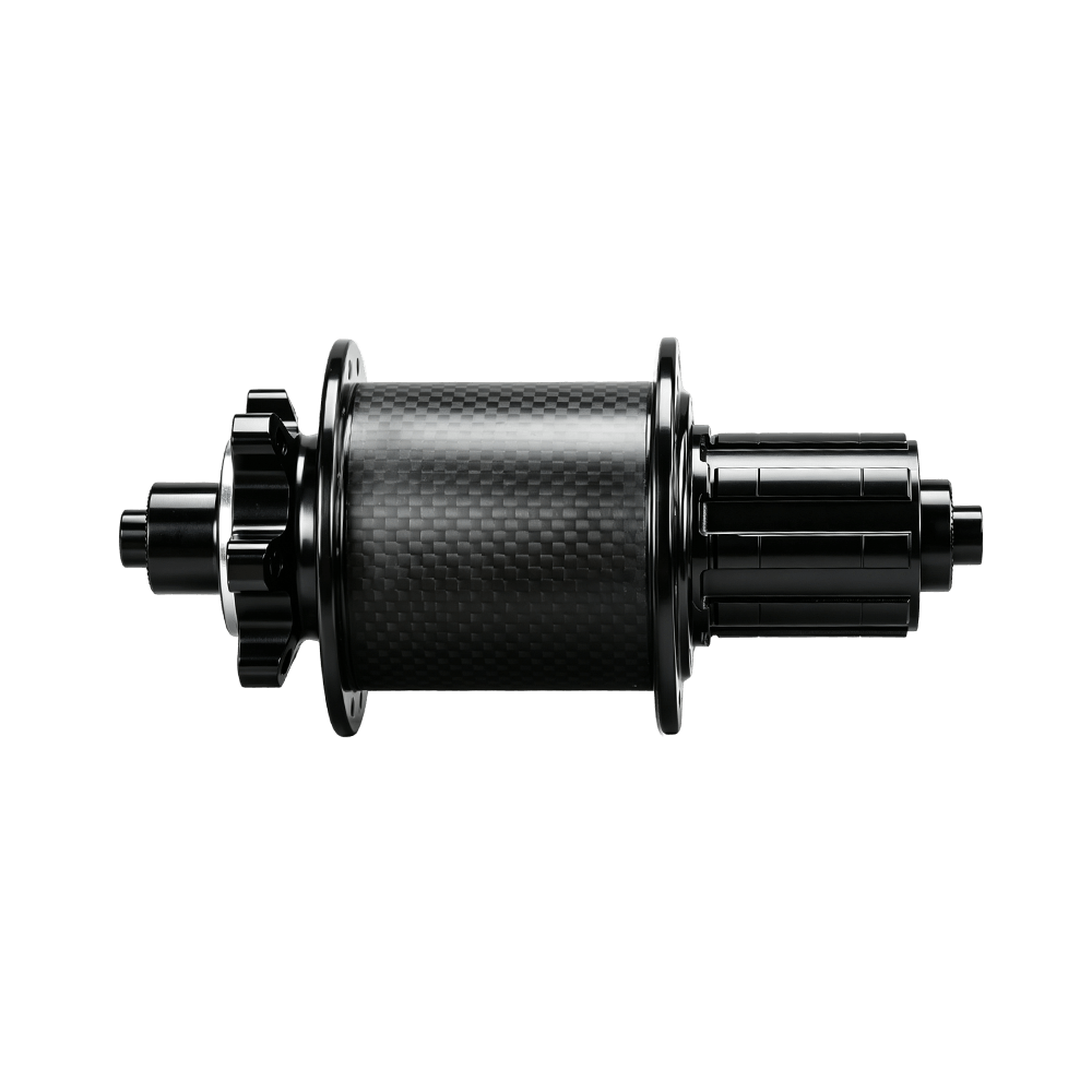 ARC MT-052FCBRCB Carbon-Sleeve 6-Bolt MTB Hub Set 3
