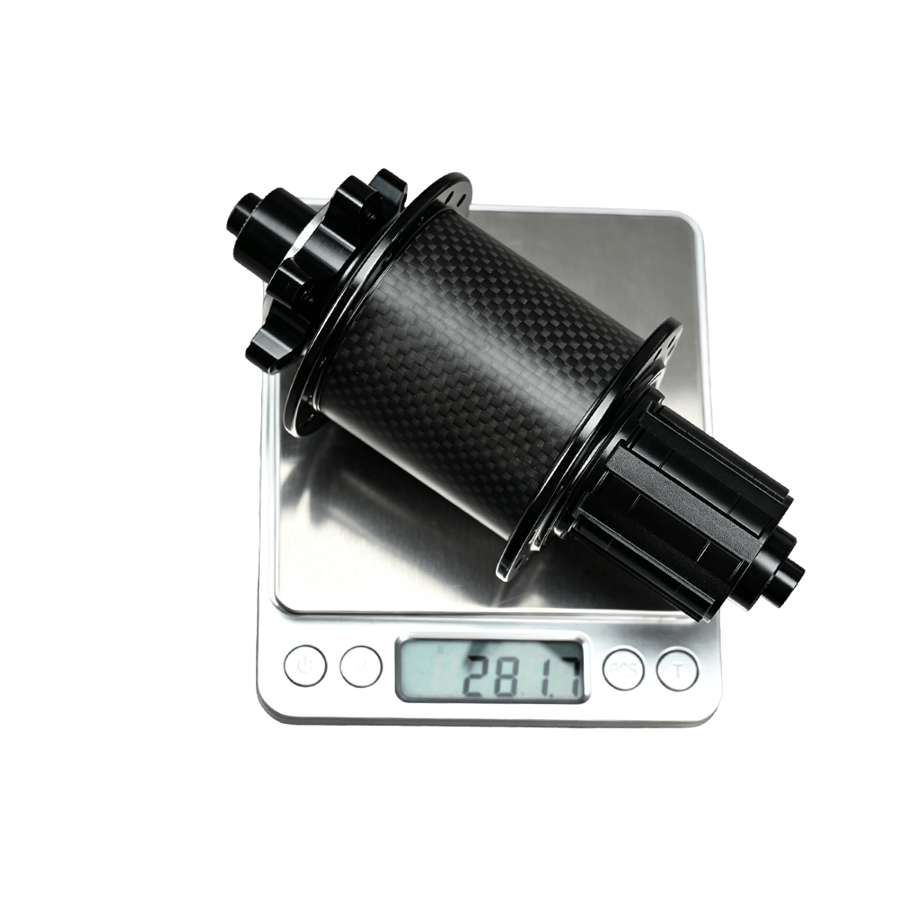 ARC MT-052FCBRCB Carbon-Sleeve 6-Bolt MTB Hub Set 4