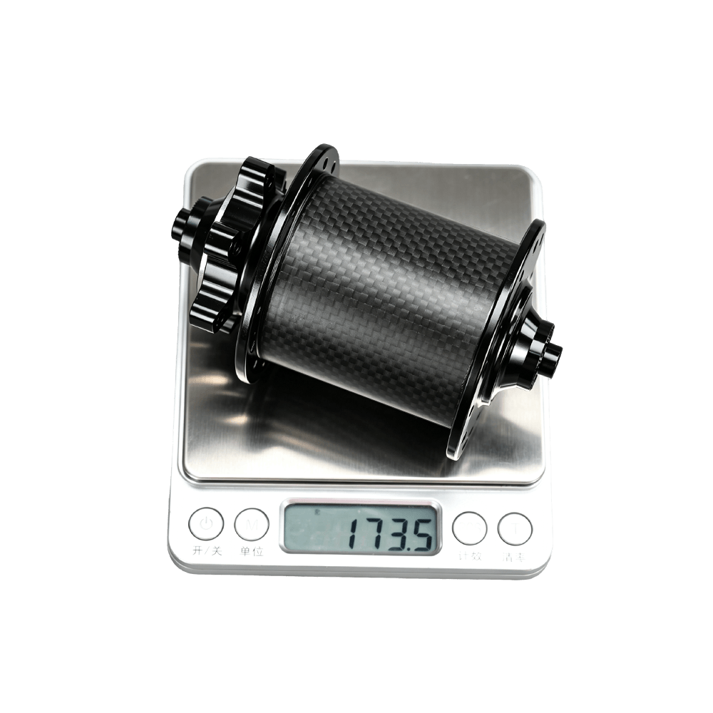 ARC MT-052FCBRCB Carbon-Sleeve 6-Bolt MTB Hub Set 5