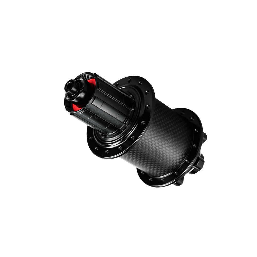 ARC MT-052FCBRCB Carbon-Sleeve 6-Bolt MTB Hub Set 6