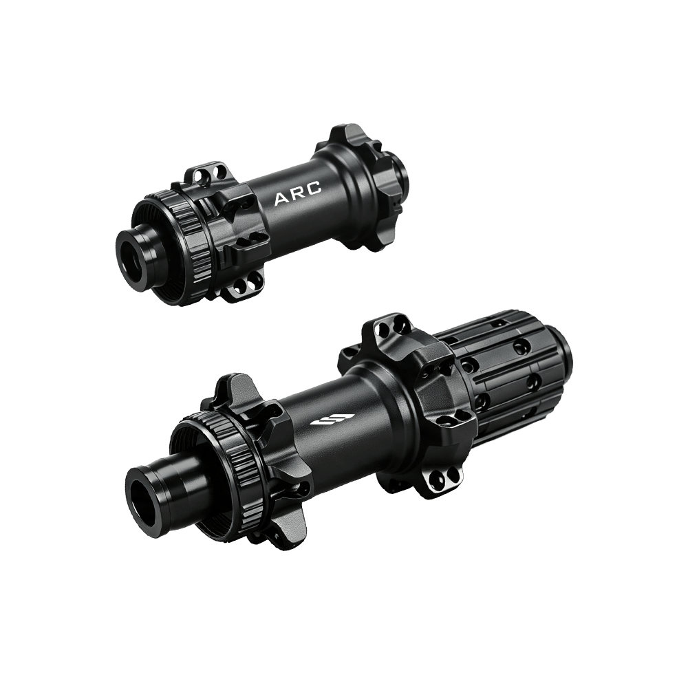 ARC MT-105F/R 18/21H Carbon-Spoke Center Lock Road Hub Set