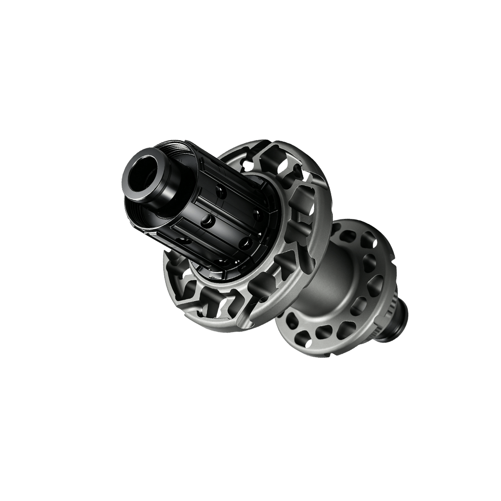 ARC MT-092F/R 21H Round-Head Carbon-Spoke Center Lock Road Hub Set