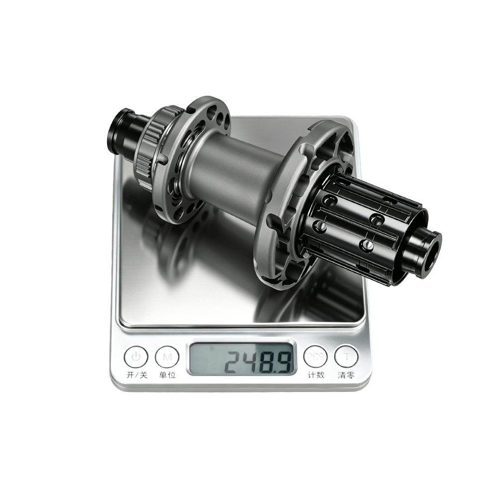 ARC MT-092F/R 21H Round-Head Carbon-Spoke Center Lock Road Hub Set