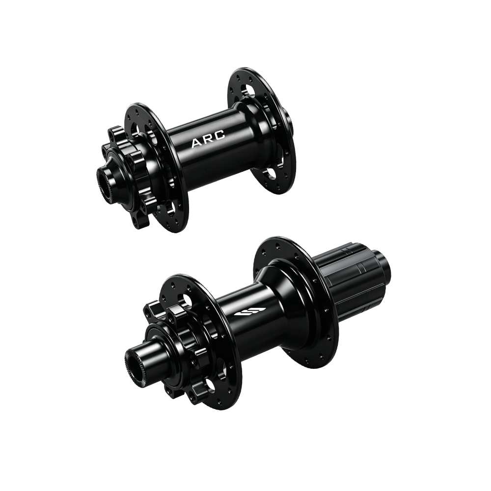 ARC MT-005F/R J-Bend 6-Bolt Road Disc Hub Set