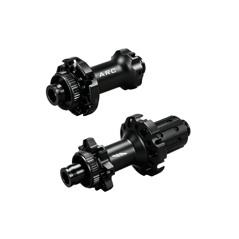 ARC MT-028F/R 21H T-Head Carbon-Spoke Center Lock Road Hub Set