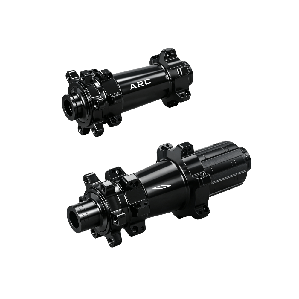 ARC MT-075FA/RA 24H Straight-Pull 6-Bolt Road Disc Hub Set