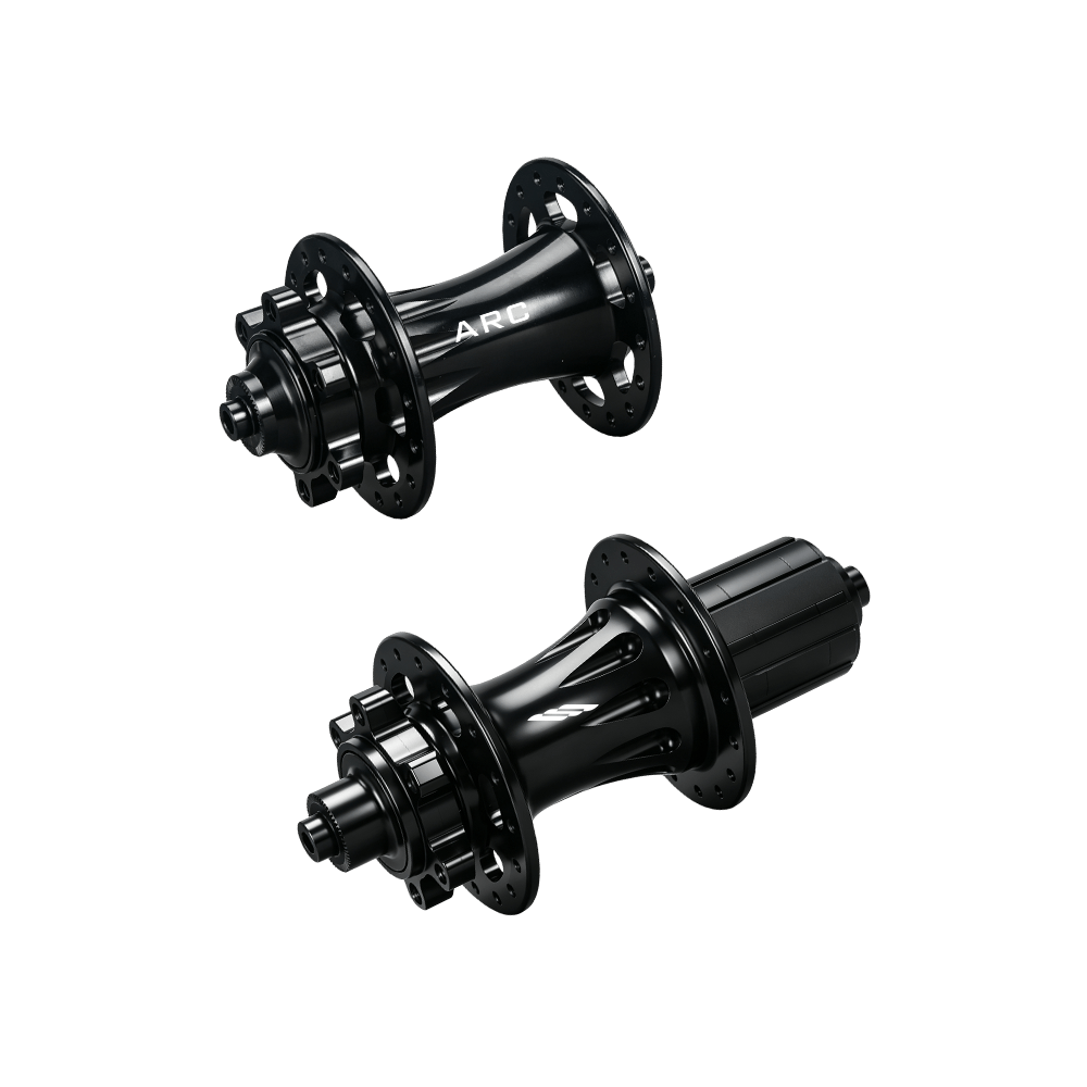 ARC MT-007F/R 28/32/36H J-Bend 6-Bolt MTB Hub Set